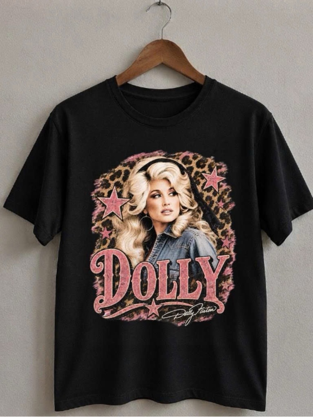 Black Gildan  Dolly Parton  Graphic Tee